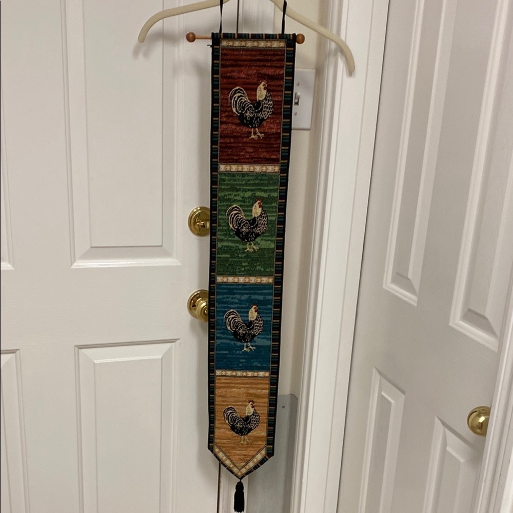 Warren Kimble rooster wall tapestry